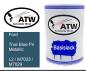 Preview: Ford, True Blue Pri Metallic, L2 / M7023 / M7029: 500ml Lackdose, von ATW Autoteile West.